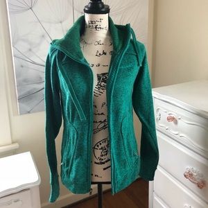 Emerald green Avalanche fleece jacket